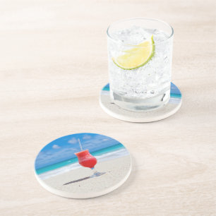 Cocktail am Meer Getränkeuntersetzer