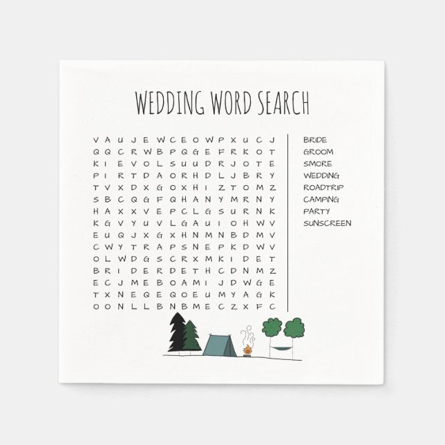 Cocktail auf der Suche nach Hochzeiten Napkins Serviette (Vorderseite)