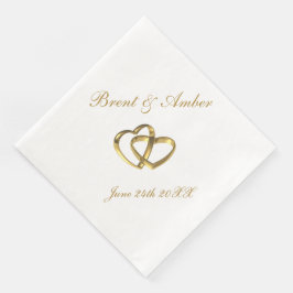 Cocktail auf Hochzeit Serviette