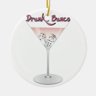 Cocktail Bunco Martini Keramik Ornament