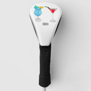 Cocktail-Cartoon Golf Headcover