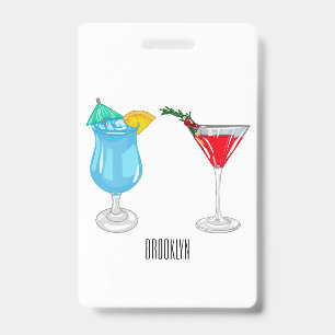 Cocktail-Cartoon-Illustration  Ausweis
