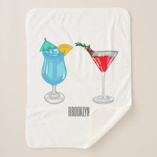 Cocktail-Cartoon Sherpadecke