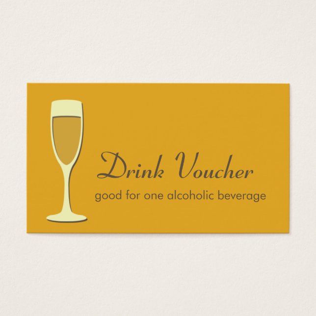 Cocktail champagne verre événement orange billet d (Devant)