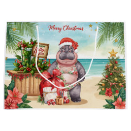 Cocktail Christmas Party for Hippo lovers  Große Geschenktüte
