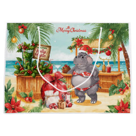 Cocktail Christmas Party for Hippo lovers  Große Geschenktüte