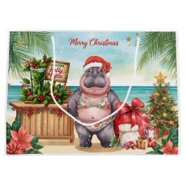 Cocktail Christmas Party for Hippo lovers  Große Geschenktüte