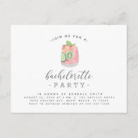 Cocktail Cocktail Minimalistischer Junggeselinnen-