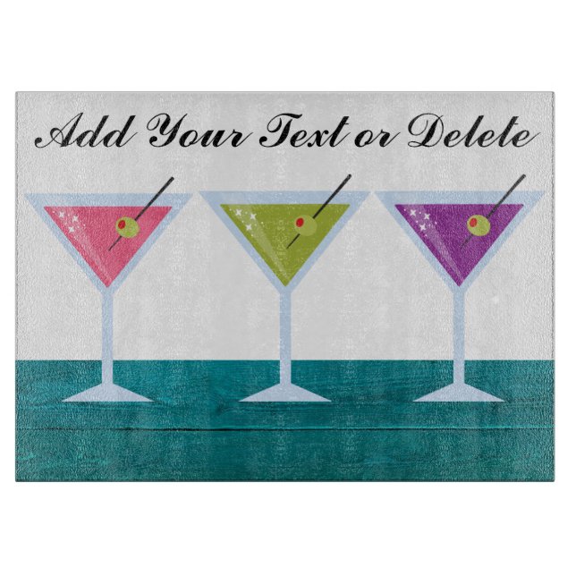 Cocktail Cutting Board Schneidebrett (Vorderseite)