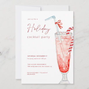 Cocktail de Noël Invitation