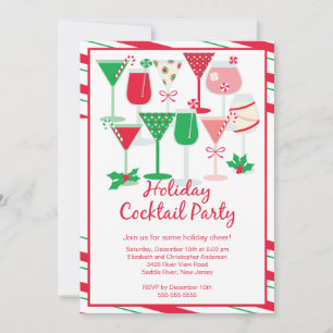 Cocktail de Noël Invitation