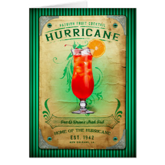 Cocktail d'ouragan de collection de NOLA