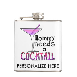 COCKTAIL-FLASCHE - Mama benötigt ein COCKTAIL! Flachmann