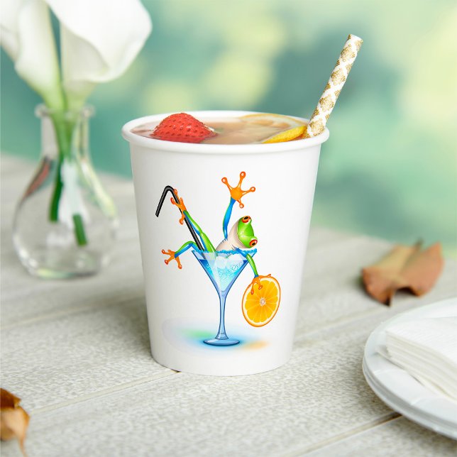 Cocktail Frosch Pappbecher (Von Creator hochgeladen)