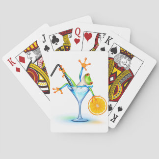 Cocktail Frosch Spielkarten