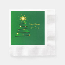 Cocktail für grüne Baumänderung im Set Serviette