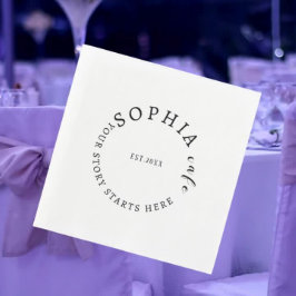 Cocktail für Personalisierte Firmenlogos Serviette
