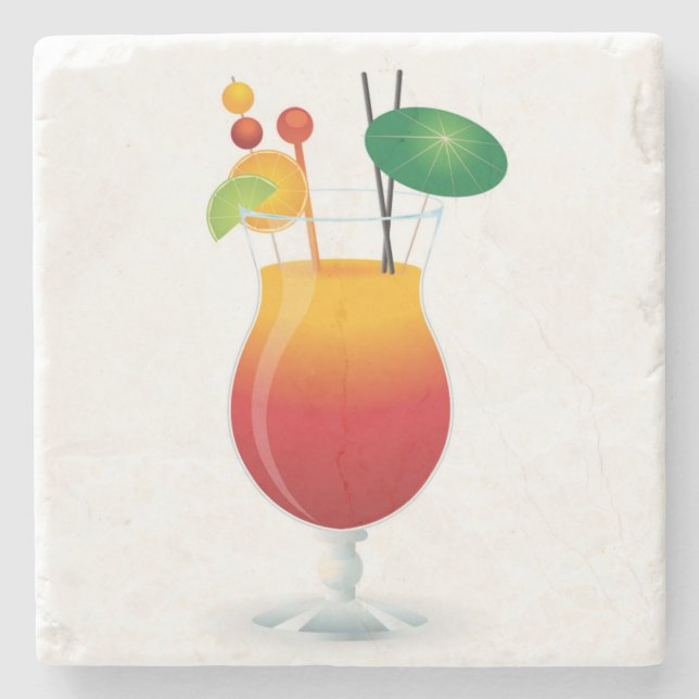 COCKTAIL GLASS STEINUNTERSETZER (Vorderseite)