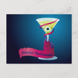 Cocktail Happy Halloween carte postale
