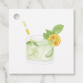 Cocktail-Hochzeit im tropischen Meer Geschenkanhänger