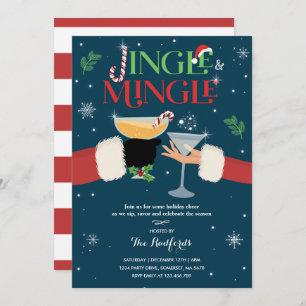 Cocktail Invitation Jingle Et Mingle