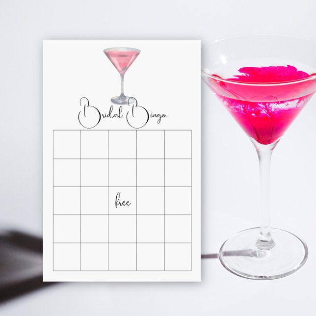 Cocktail-Junggesellinnen-Abschied-Bingo-Spiel (Von Creator hochgeladen)