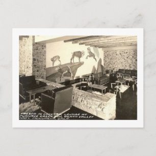 Cocktail-Lounge, Death Valley Vintage Postkarte