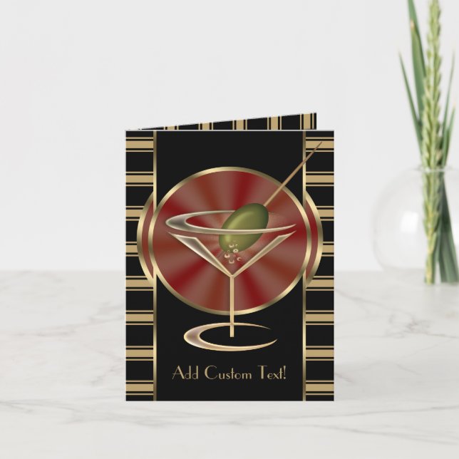 Cocktail Lounge Karte (Vorderseite)