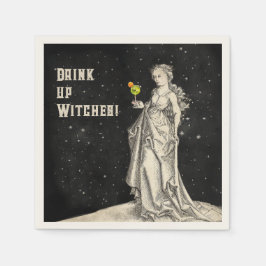 Cocktail-Menü "Hexen Themed Halloween-Party" Serviette