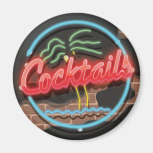 Cocktail-Nachtklub-Neon Magnet
