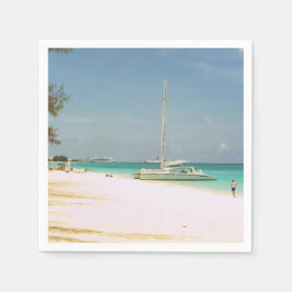 Cocktail Napkins mit Beachlandschaft Serviette