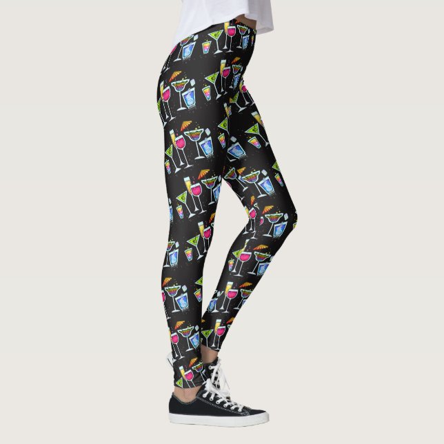 COCKTAIL OBEN! LEGGINGS (Rechts)