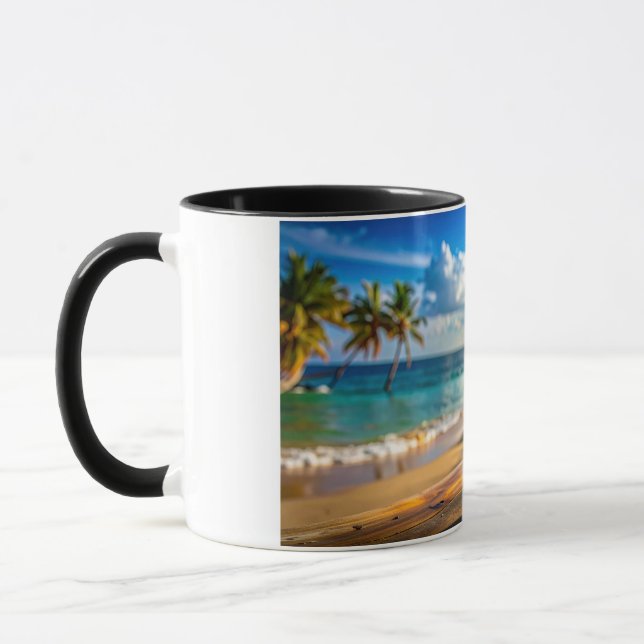 Cocktail on beach tasse (Links)