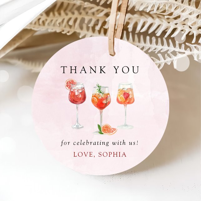 Cocktail-Party-Brautparty Geschenkanhänger (Von Creator hochgeladen)