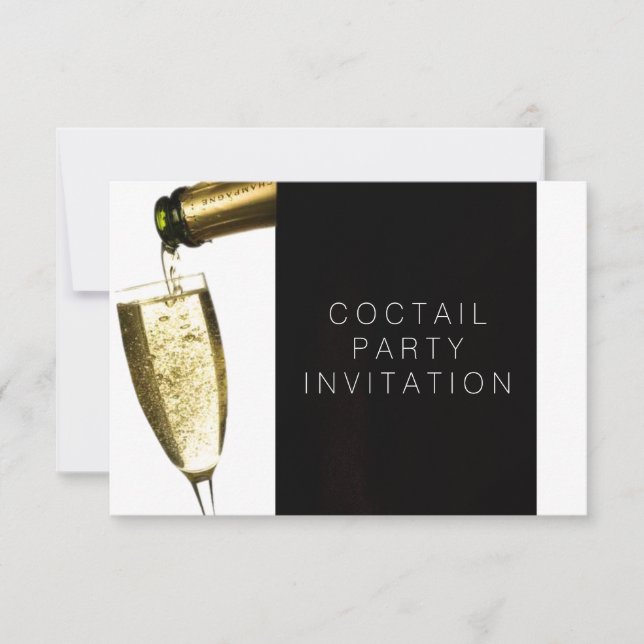 Cocktail Party Club Invitation Vip Invitation (Devant)