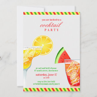 Cocktail Party Drinken Wohnung Einladung