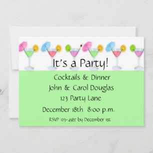 Cocktail-Party Einladung
