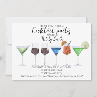 Cocktail-Party Einladung
