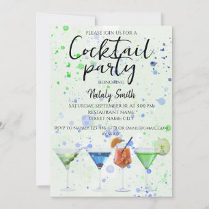 Cocktail-Party Einladung