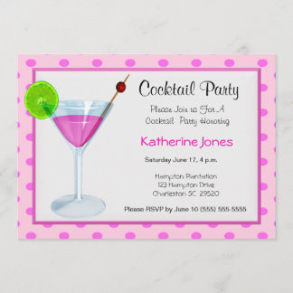 Cocktail-Party Einladungen. Einladung
