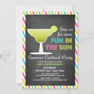 Cocktail-Party Einladungen im Sommer