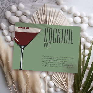 Cocktail Party Espresso Martini Invitation
