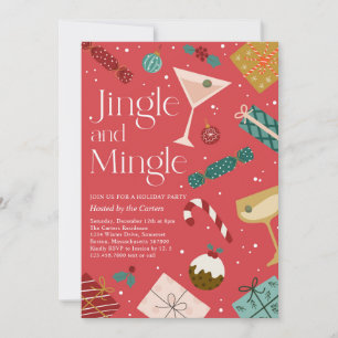 Cocktail-Party für Jingle und Mingle Einladung