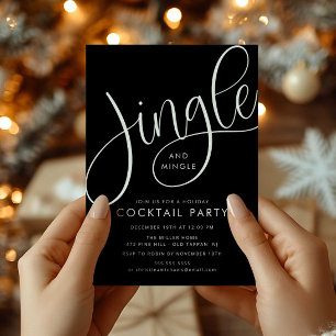 Cocktail-Party für Jingle und Mingle Einladung