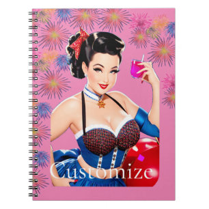 Cocktail Party Girl Thunder_Cove Notizblock