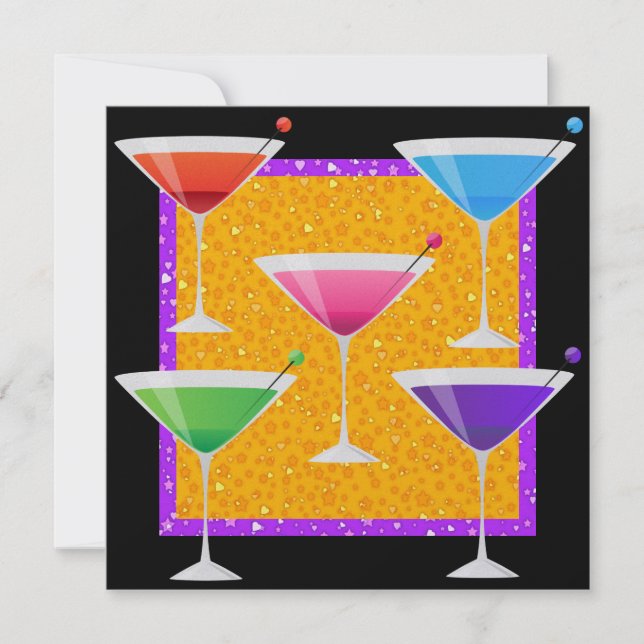 Cocktail-PARTY - SRF Einladung (Vorderseite)