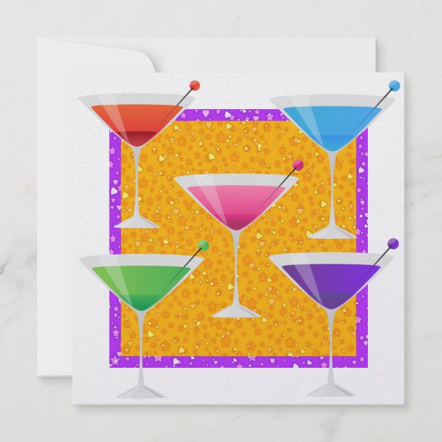 Cocktail-PARTY - SRF Einladung (Vorderseite)