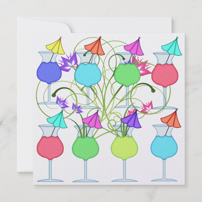 Cocktail-PARTY - SRF Einladung (Vorderseite)