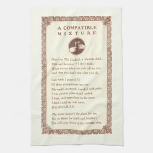 Cocktail Poesie Bar Handtuch
