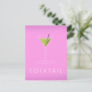 Cocktail Postkarte